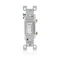 Leviton 15 amps Single Pole Antimicrobial Treated Toggle Switch White A1451-2AW